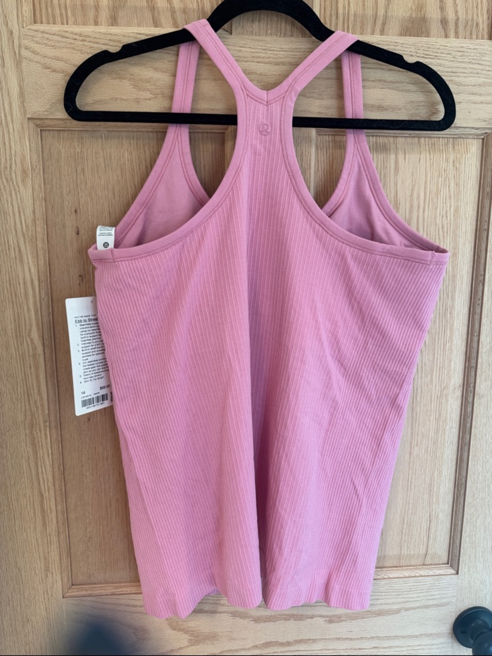 Lululemon ebb to street Racerback Tank Top - Pink - Picture 4 of 4